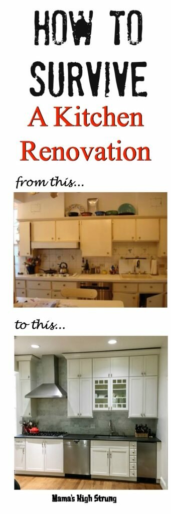 Here's how to survive a kitchen renovation and still cook for your family! https://mamashighstrung.com/2016/10/kitchen-renovation/ Here's how to survive a kitchen renovation and still cook for your family! https://mamashighstrung.com/2016/10/kitchen-renovation/